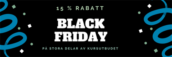 BLACK FRIDAY på DF Kompetens